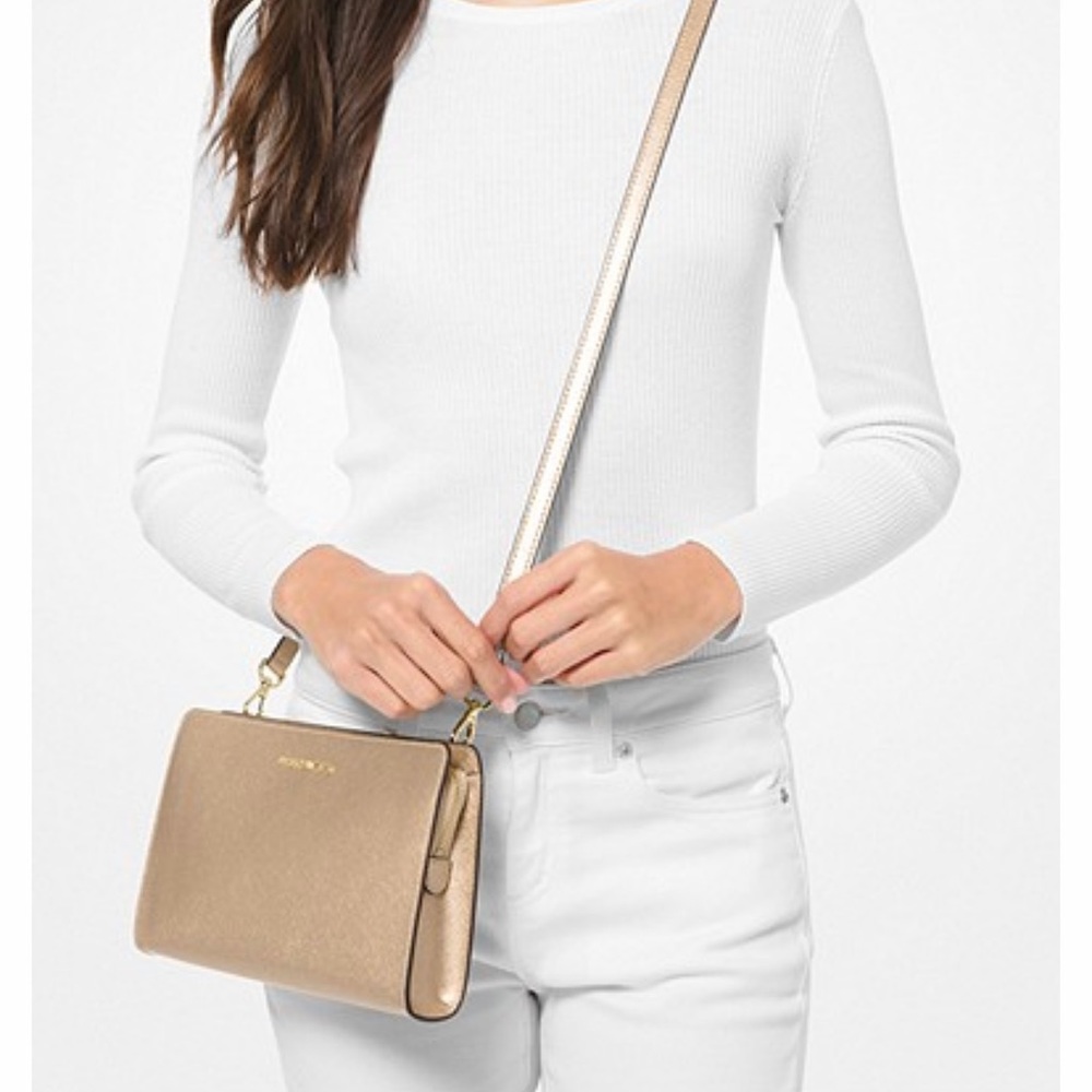 Micheal Kors Convertible Leather Crossbody